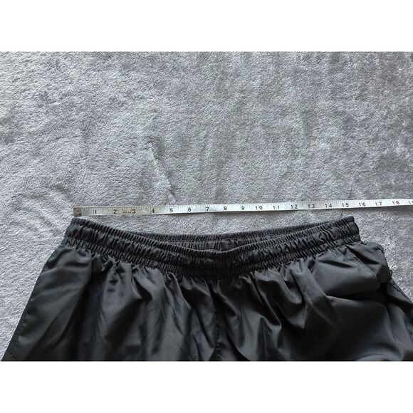 Nike Windbreaker Track Pants Blue Tag Mens Size XXL Nike Spell Out Black READ - Picture 11 of 11